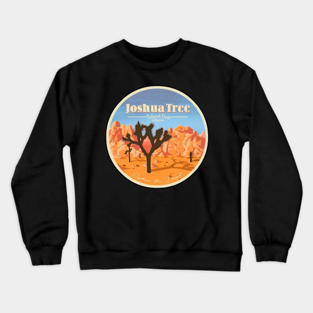 Joshua Tree National Park Crewneck Sweatshirt by PaletteDesigns